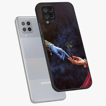Divine Touch Eternal Glass Case displayed in angled mockup highlighting elegant divine inspired design with calm aesthetic style.