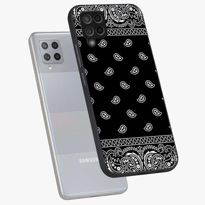 Retro Rebel Threads Glass Case displayed in angled mockup highlighting retro inspired graphic design with rebellious aesthetic.