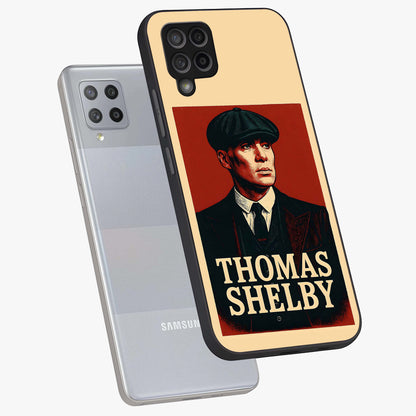 Vintage Mafia Authority Glass Case displayed in angled mockup highlighting powerful retro design with classic gangster aesthetic.