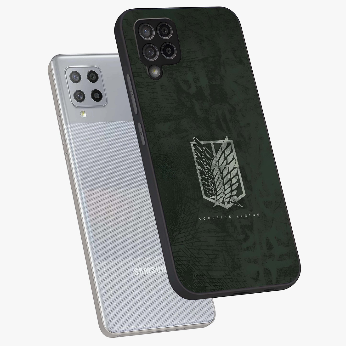 Wings Of Freedom Glass Case displayed in angled mockup highlighting graceful wing design with inspirational aesthetic.