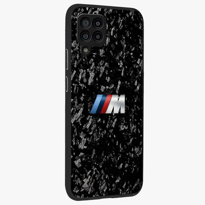 Carbon Speed Mark Glass Case upright view showcasing modern carbon speed graphic with bold automotive theme.