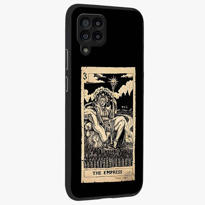 The Empress Glass Case upright view showcasing powerful empress themed artwork with luxurious artistic theme.