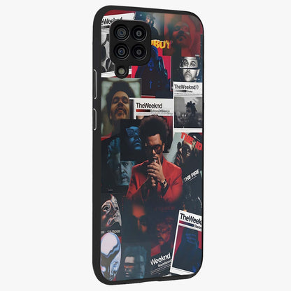 The Weeknd Glass Case upright view showcasing bold music themed artwork with contemporary artistic style.