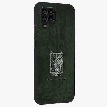 Wings Of Freedom Glass Case upright view showcasing powerful wings artwork with freedom themed design.