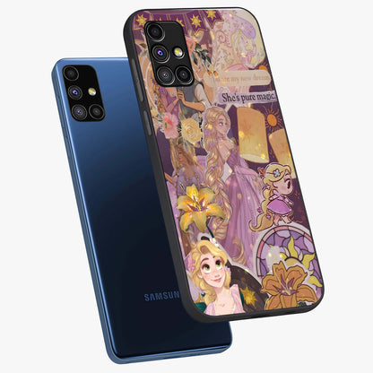 Magical Tangled Dream Glass Case displayed in angled mockup highlighting whimsical fantasy design with magical aesthetic.