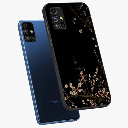 Petal Moon Light With Custom Name Glass Case displayed in angled mockup highlighting delicate petal design with custom name feature.