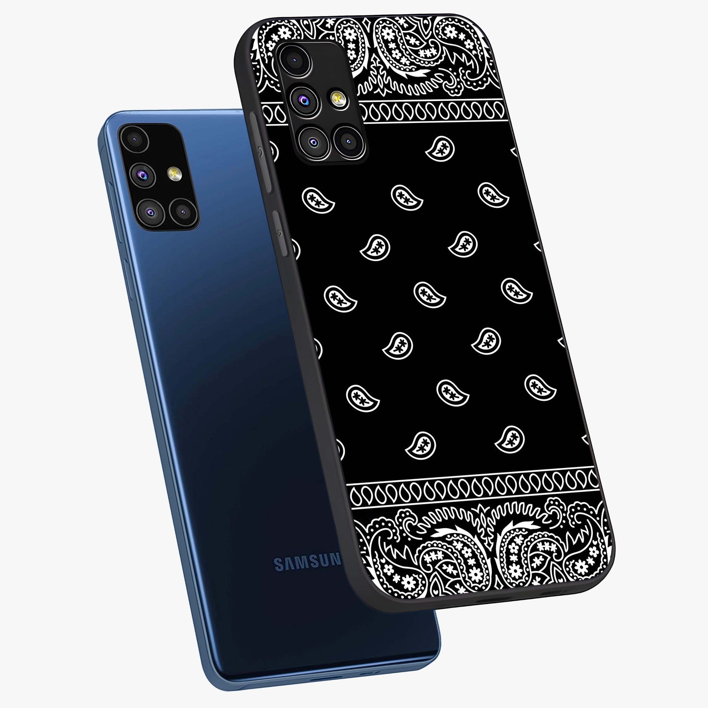 Retro Rebel Threads Glass Case displayed in angled mockup highlighting retro inspired graphic design with rebellious aesthetic.