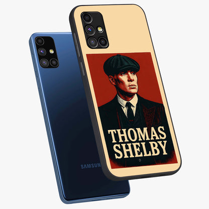 Vintage Mafia Authority Glass Case displayed in angled mockup highlighting powerful retro design with classic gangster aesthetic.
