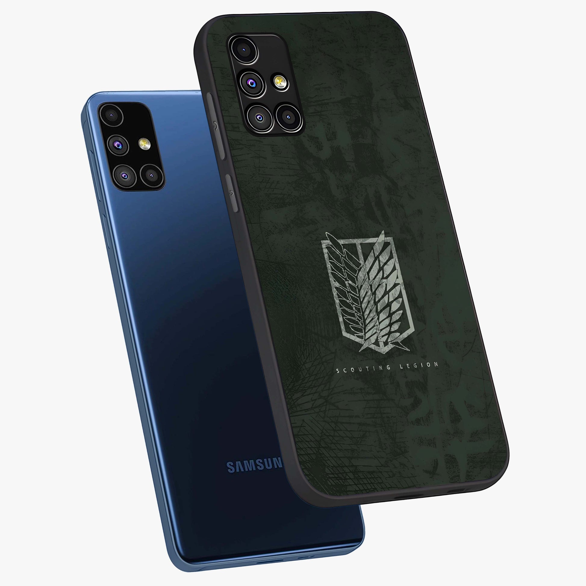 Wings Of Freedom Glass Case displayed in angled mockup highlighting graceful wing design with inspirational aesthetic.