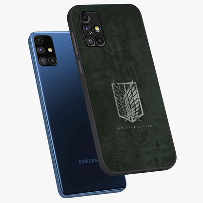 Wings Of Freedom Glass Case displayed in angled mockup highlighting graceful wing design with inspirational aesthetic.