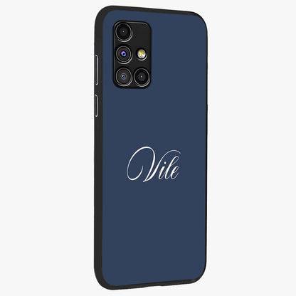 Blue Vintage Floral Pattern Glass Case displayed in angled mockup highlighting classic blue floral pattern and retro aesthetic design.