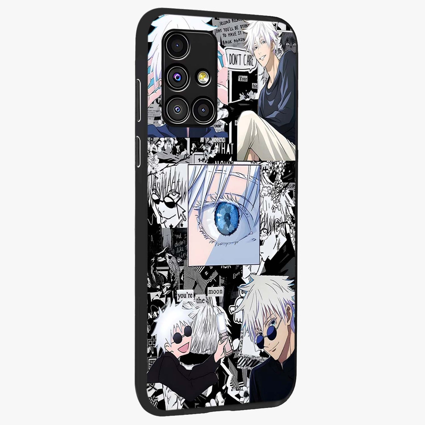 Infinity Sorcerer Chaos Glass Case upright view showcasing dramatic sorcerer artwork with chaotic mystical theme.