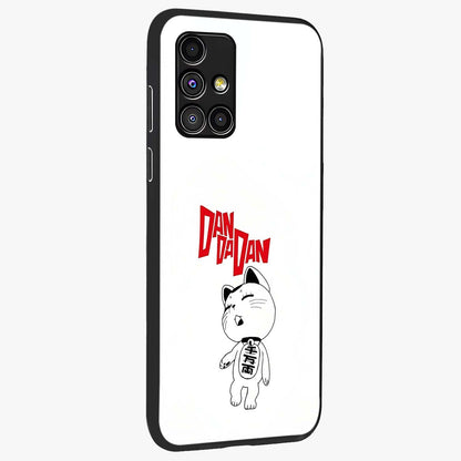 Playful Spirit Charm Glass Case upright view showcasing vibrant charm artwork with fun artistic theme.