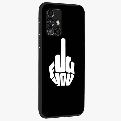 Rebel Mode On Glass Case upright view showcasing striking statement artwork with bold rebellious theme.