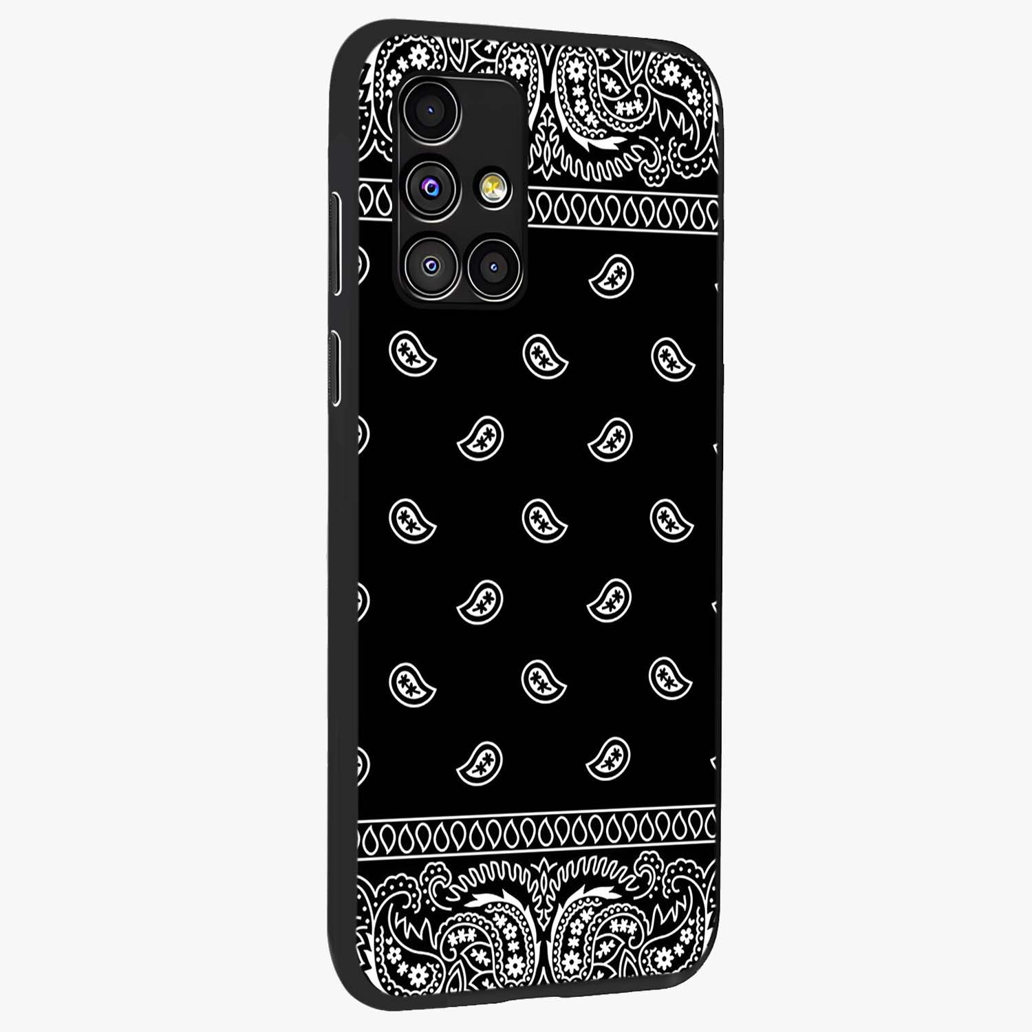 Retro Rebel Threads Glass Case upright view showcasing stylish vintage artwork with bold retro theme.