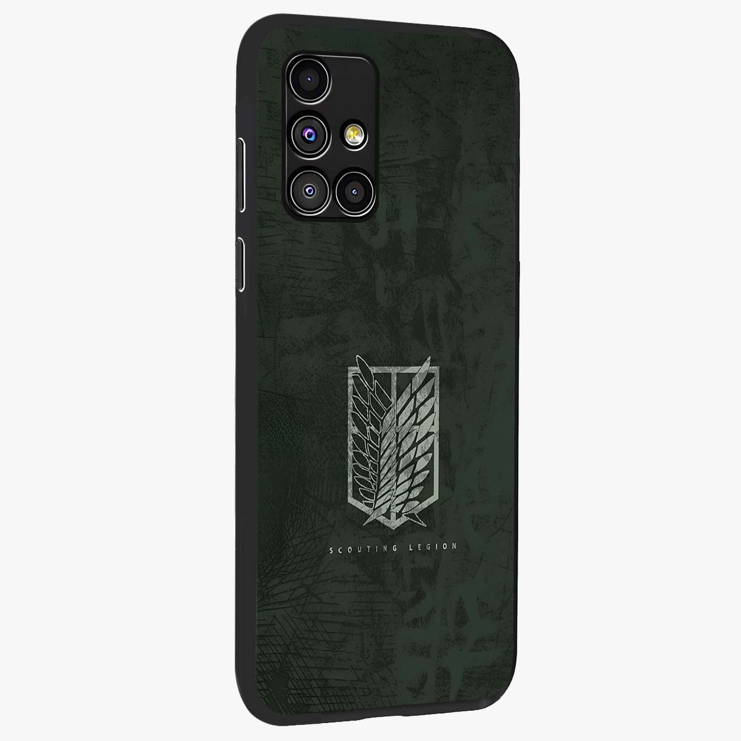 Wings Of Freedom Glass Case upright view showcasing powerful wings artwork with freedom themed design.