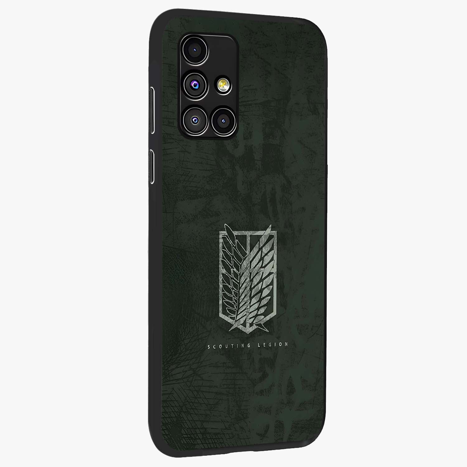 Wings Of Freedom Glass Case upright view showcasing powerful wings artwork with freedom themed design.