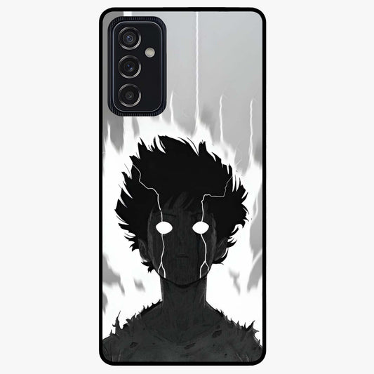 Awakened Inner Rage Glass Case showing flat back view with intense artistic artwork and glossy glass finish.