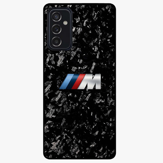 Carbon Speed Mark Glass Case showing flat back view with sporty carbon pattern artwork and glossy glass finish.