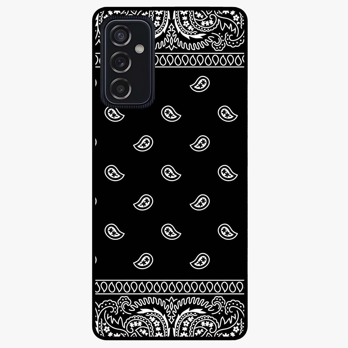 Retro Rebel Threads Glass Case showing flat back view with vintage street style artwork and glossy glass finish.