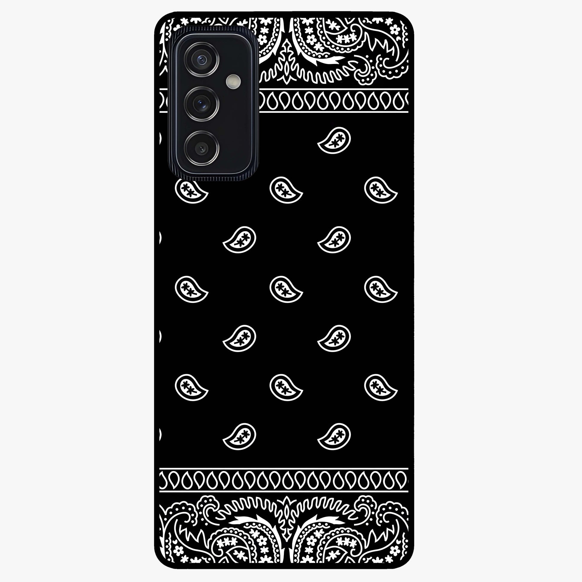 Retro Rebel Threads Glass Case showing flat back view with vintage street style artwork and glossy glass finish.