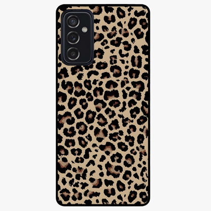 Savage Chic Pattern Glass Case showing flat back view with stylish patterned artwork and glossy glass finish.