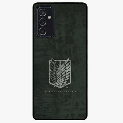Wings Of Freedom Glass Case showing flat back view with symbolic wings artwork and glossy glass finish.