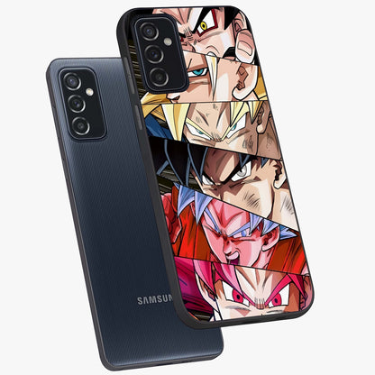 Anime Character Glass Case displayed in angled mockup highlighting colorful anime character illustration.