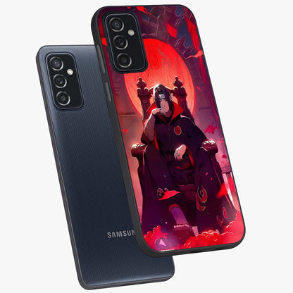 Blood Moon Sovereign Glass Case displayed in angled mockup highlighting dark celestial moon design and dramatic theme.