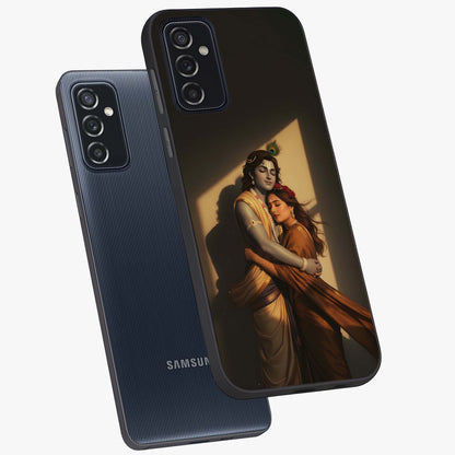 Divine Eternal Love Glass Case displayed in angled mockup highlighting elegant divine inspired design with peaceful aesthetic.