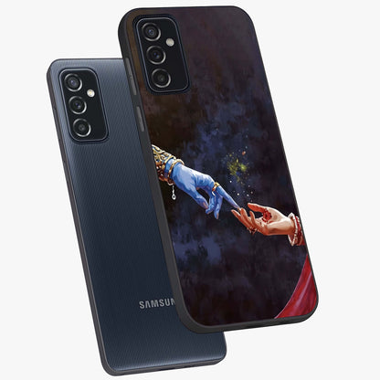 Divine Touch Eternal Glass Case displayed in angled mockup highlighting elegant divine inspired design with calm aesthetic style.