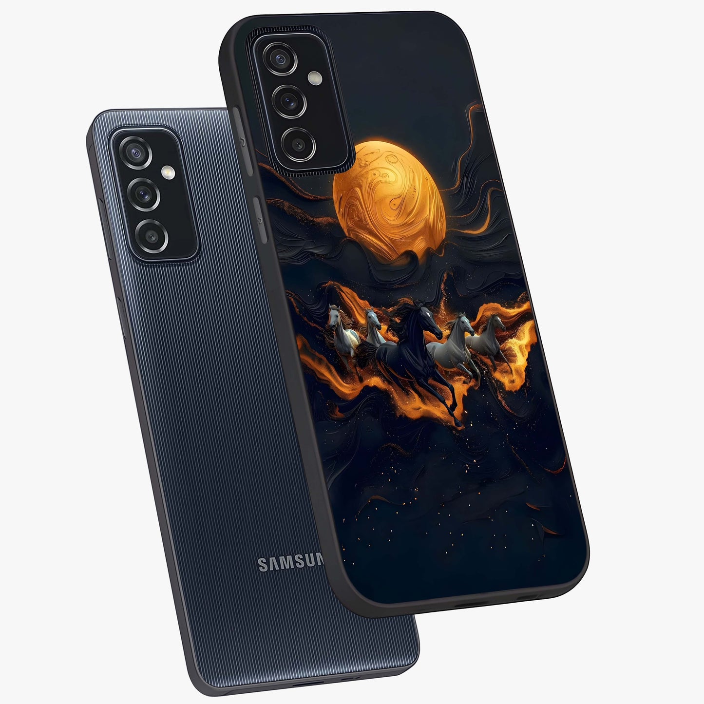 Golden Royal Heritage Glass Case displayed in angled mockup highlighting luxurious heritage design with golden aesthetic style.