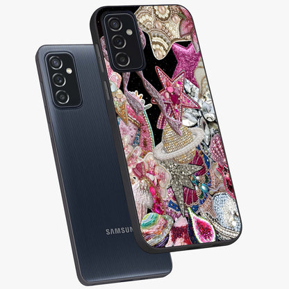 Starlit Jewel Dream Glass Case displayed in angled mockup highlighting glowing celestial jewel design with dreamy aesthetic.