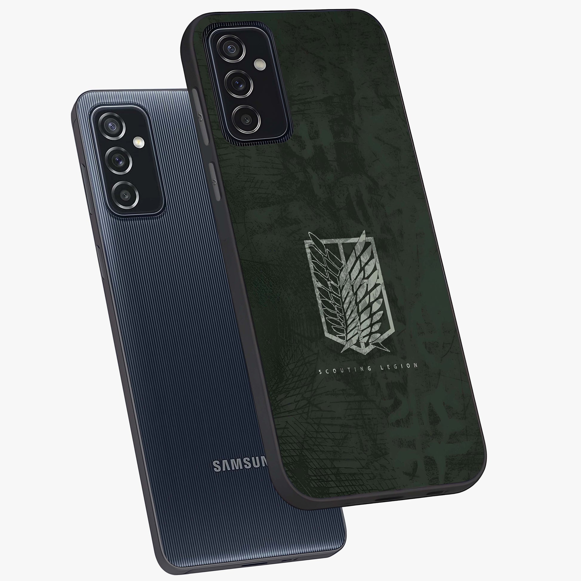 Wings Of Freedom Glass Case displayed in angled mockup highlighting graceful wing design with inspirational aesthetic.