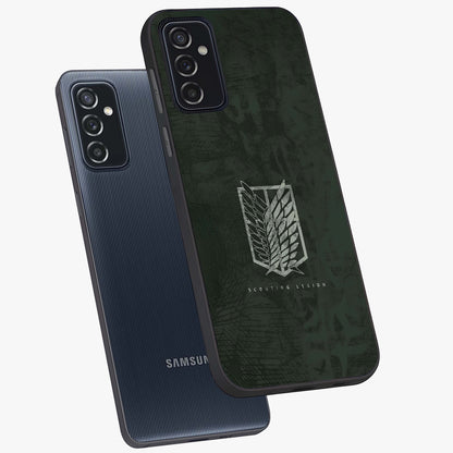 Wings Of Freedom Glass Case displayed in angled mockup highlighting graceful wing design with inspirational aesthetic.