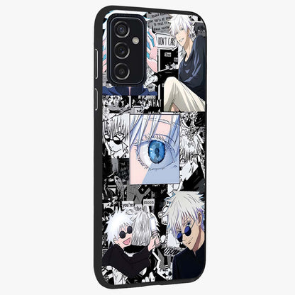 Infinity Sorcerer Chaos Glass Case upright view showcasing dramatic sorcerer artwork with chaotic mystical theme.