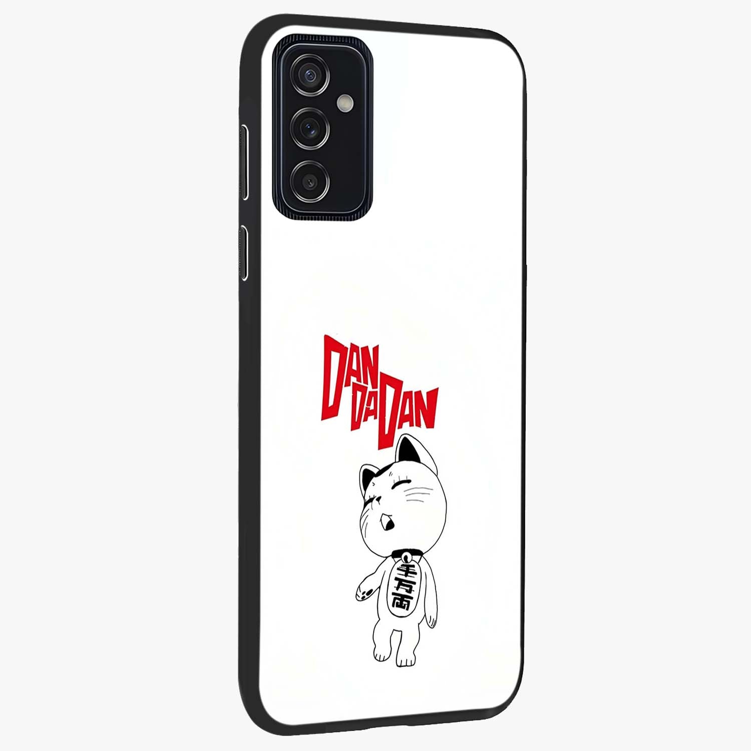 Playful Spirit Charm Glass Case upright view showcasing vibrant charm artwork with fun artistic theme.