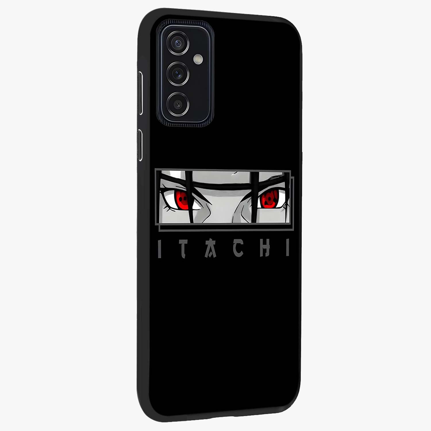 Scarlet Gaze Dominance Glass Case upright view showcasing powerful dramatic artwork with dominant artistic theme.