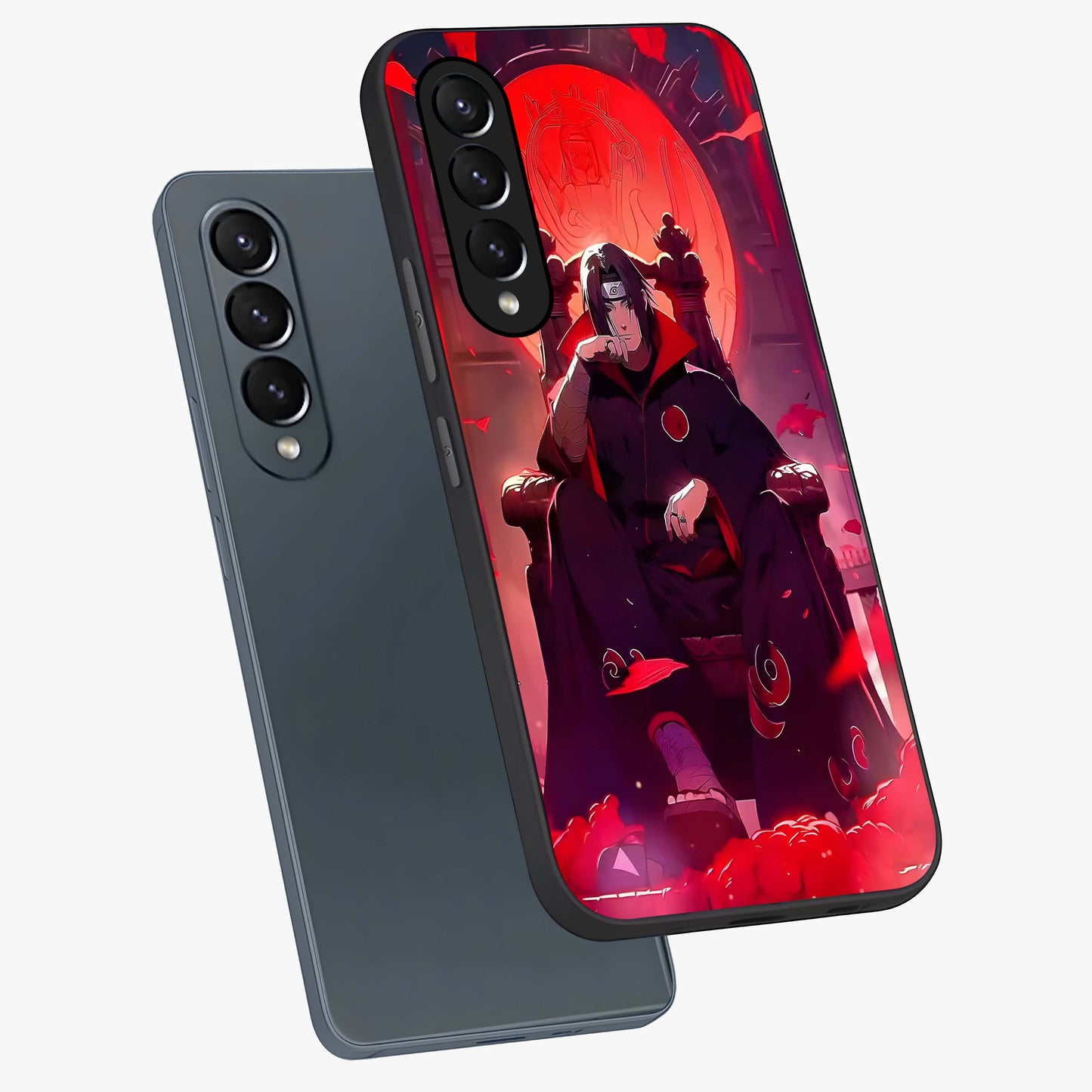Blood Moon Sovereign Glass Case displayed in angled mockup highlighting dark celestial moon design and dramatic theme.