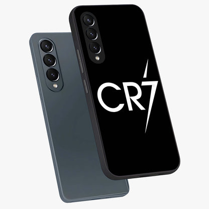 Cr7 Elite Strike Glass Case displayed in angled mockup highlighting powerful sports graphic with bold athletic theme.