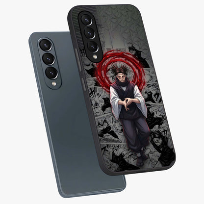 Cursed Ritual Ascension Glass Case displayed in angled mockup highlighting mystical ritual illustration with supernatural aesthetic.