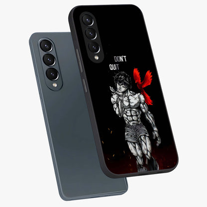 Rise Beyond Limits Glass Case displayed in angled mockup highlighting inspiring message design with modern aesthetic style.