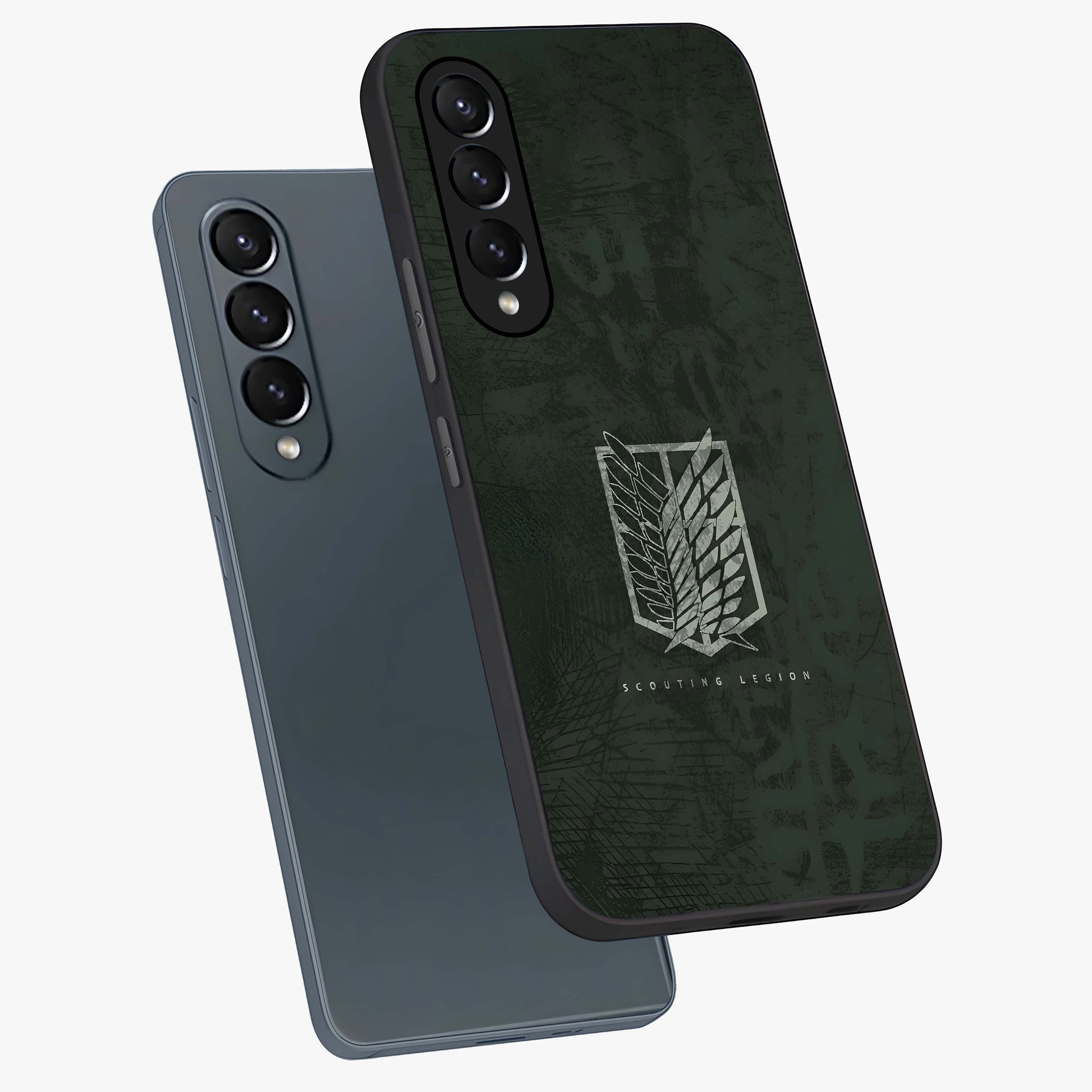 Wings Of Freedom Glass Case displayed in angled mockup highlighting graceful wing design with inspirational aesthetic.