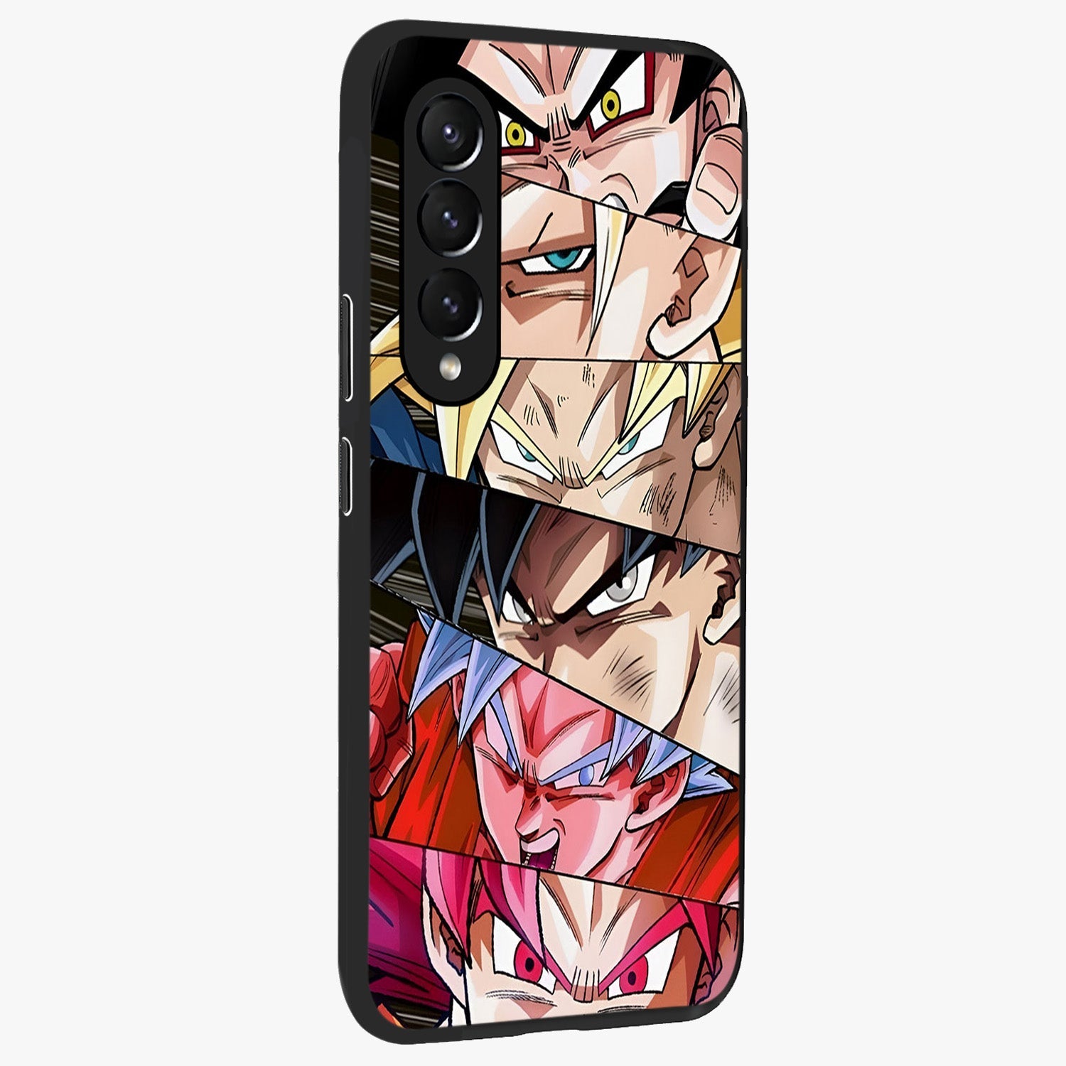 Anime Character Glass Case upright view showcasing expressive anime artwork with bold graphic style.
