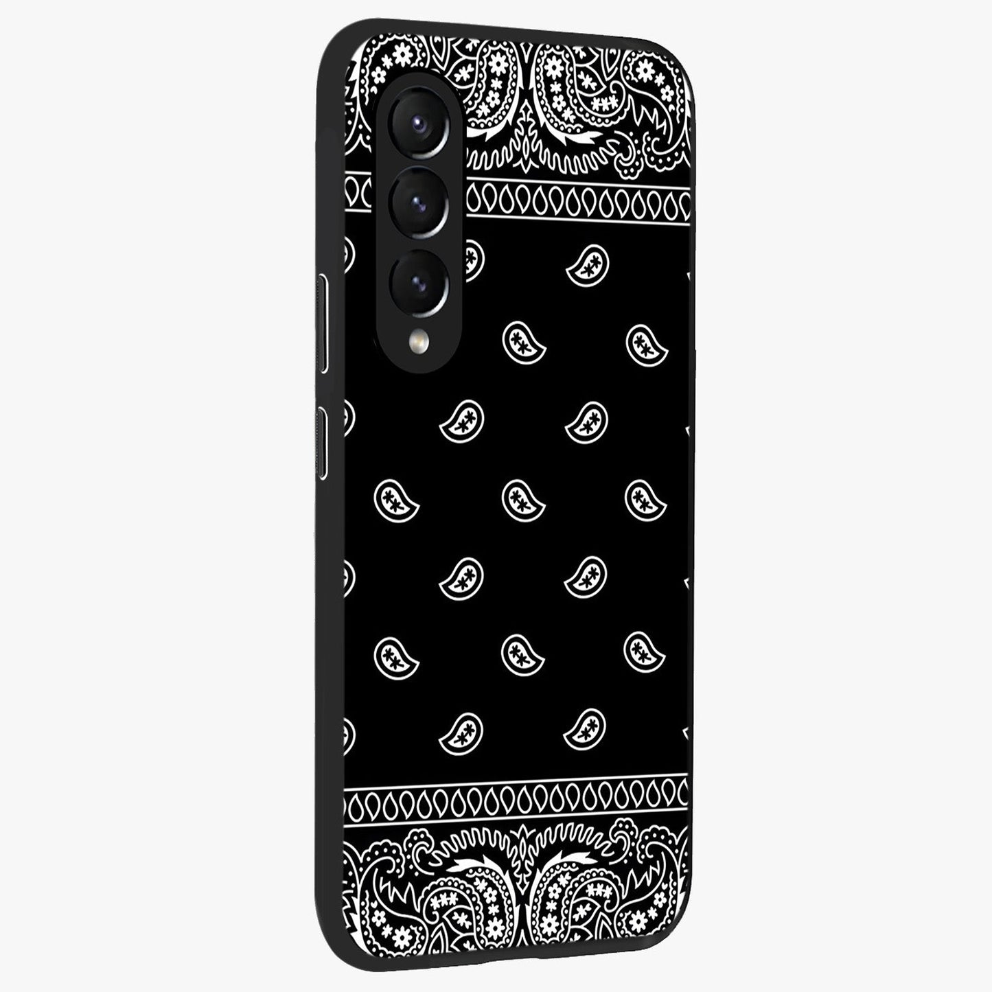 Retro Rebel Threads Glass Case upright view showcasing stylish vintage artwork with bold retro theme.