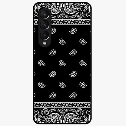 Retro Rebel Threads Glass Case showing flat back view with vintage street style artwork and glossy glass finish.