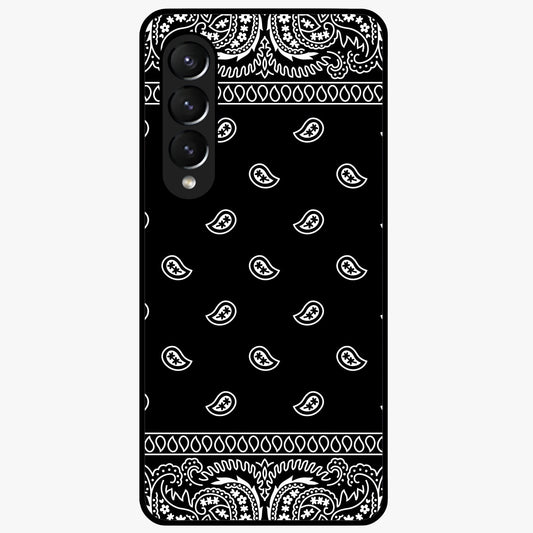 Retro Rebel Threads Glass Case showing flat back view with vintage street style artwork and glossy glass finish.