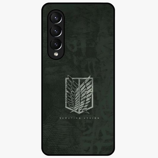 Wings Of Freedom Glass Case showing flat back view with symbolic wings artwork and glossy glass finish.