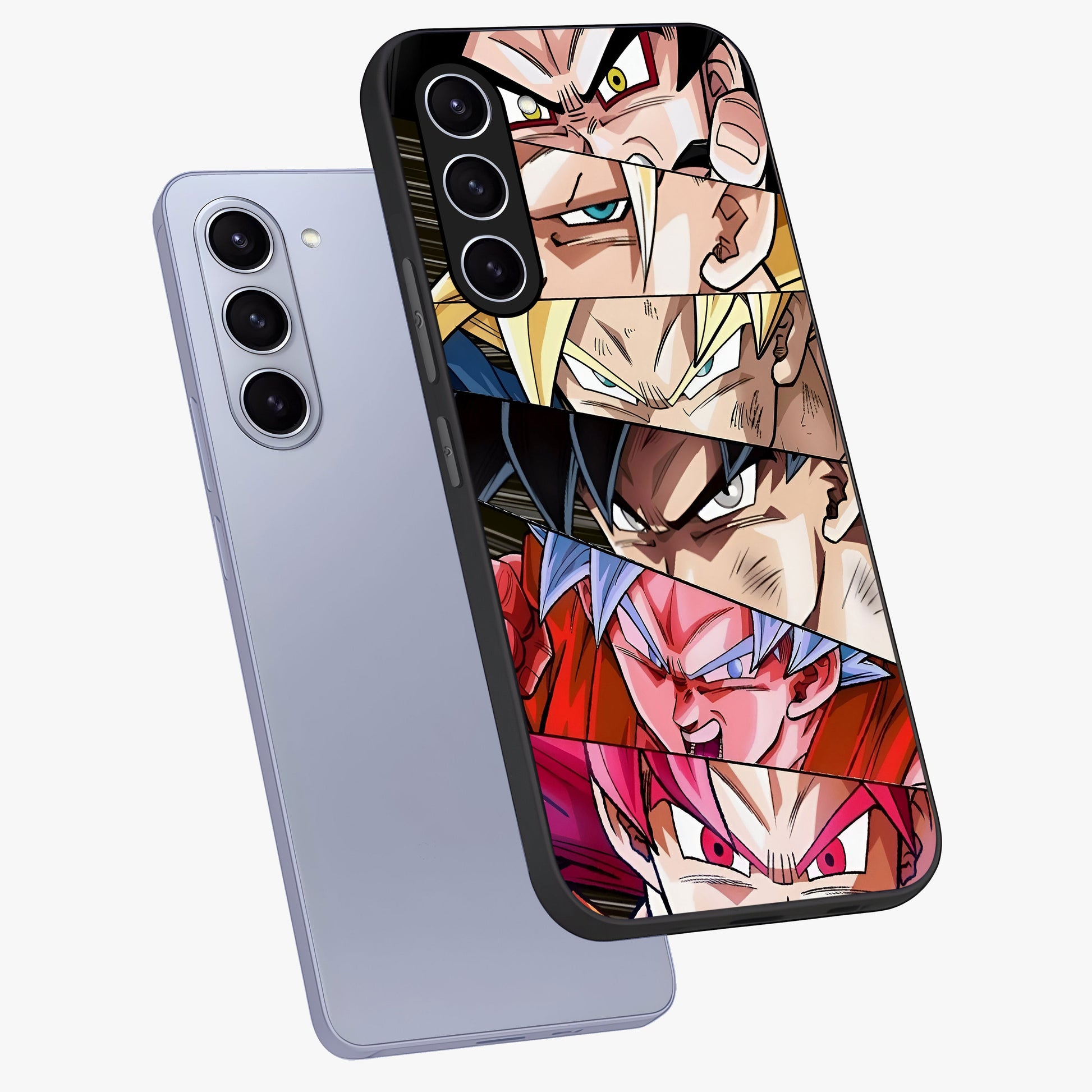 Anime Character Glass Case displayed in angled mockup highlighting colorful anime character illustration.