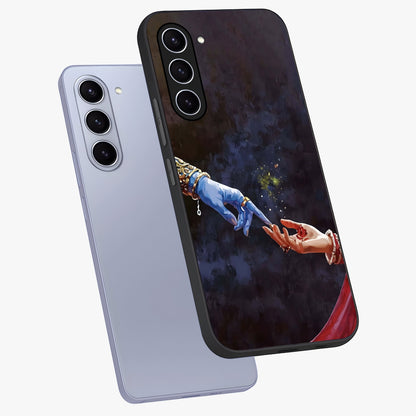 Divine Touch Eternal Glass Case displayed in angled mockup highlighting elegant divine inspired design with calm aesthetic style.